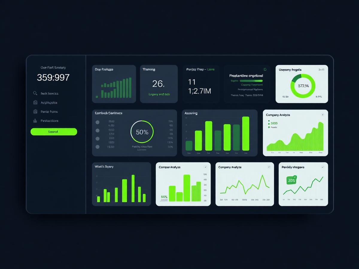 Painel de inteligência de negócios do Insights by Lene Studio